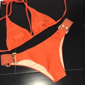 Nina Swimwear Orange Bikini